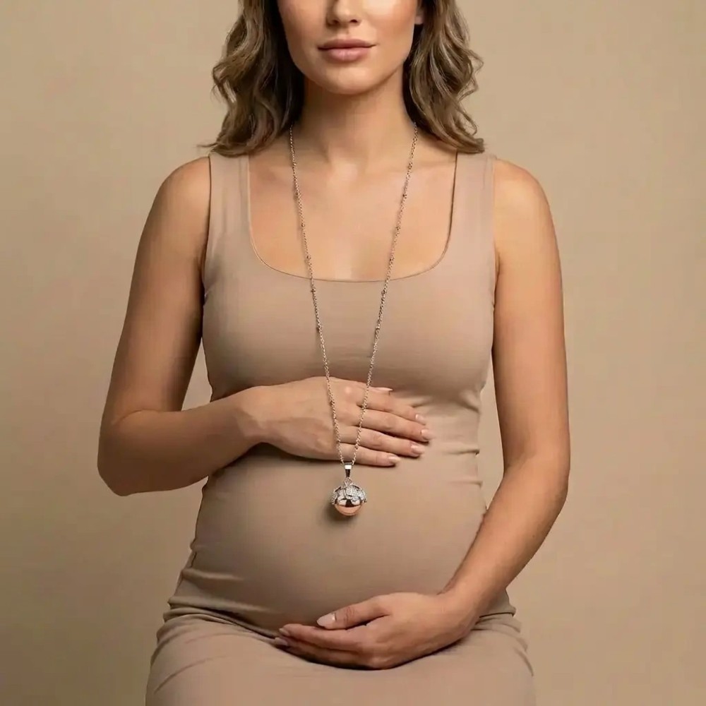 Chiama Angeli Sfera Rosè Cuore pavè