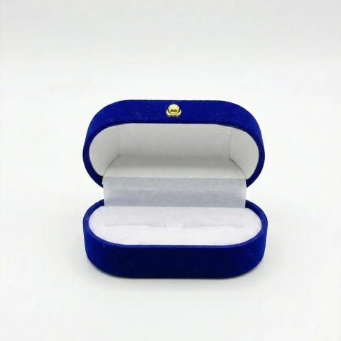 Box Vellutino Bordeaux e Blu – Astuccio Regalo Gioielli