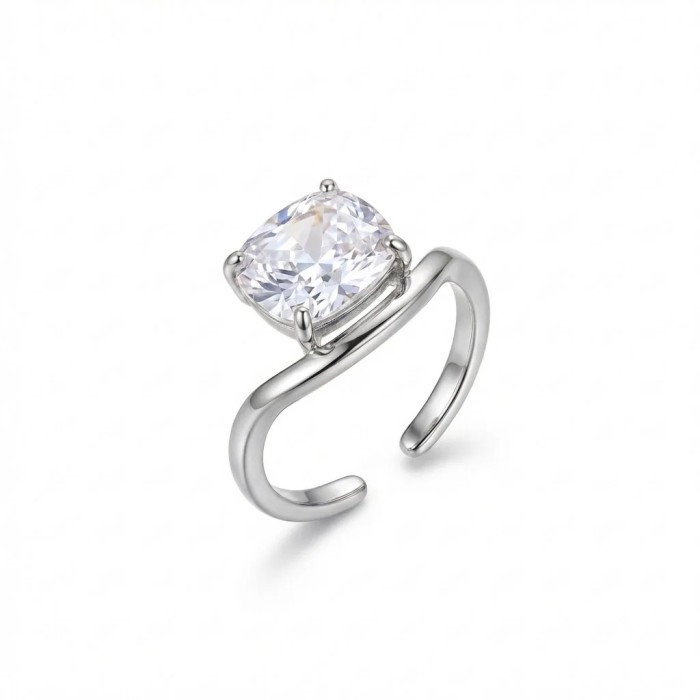 Anello Elisa Acciaio Regolabili Dorato/Argento