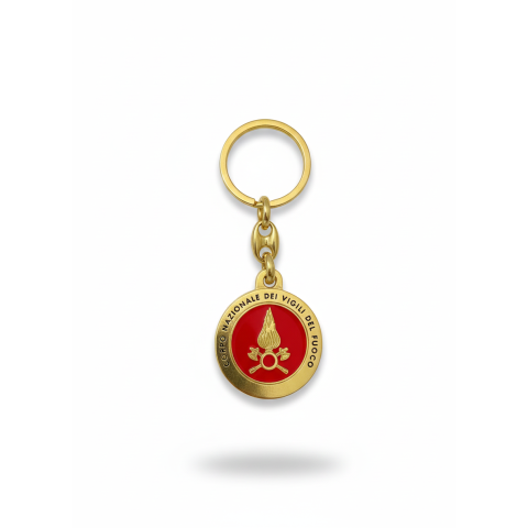 Ciondolo Portachiavi Emblema In Acciaio Inox – WP-S E32 – Dimensioni 69x12x2mm Con Anello