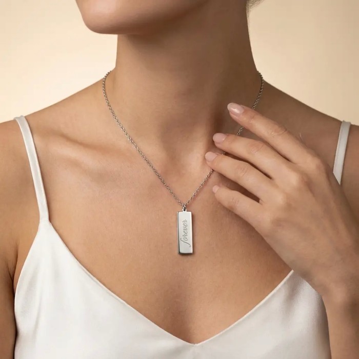 Collana con Targhetta Personalizzabile