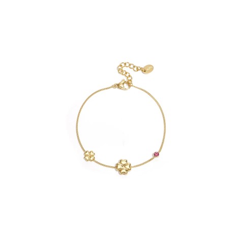 Bracciale Mini Quadrifoglio | Portafortuna Elegante