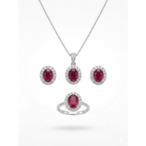 Parure Passione Reale In Argento 925% | DoniPreziosi