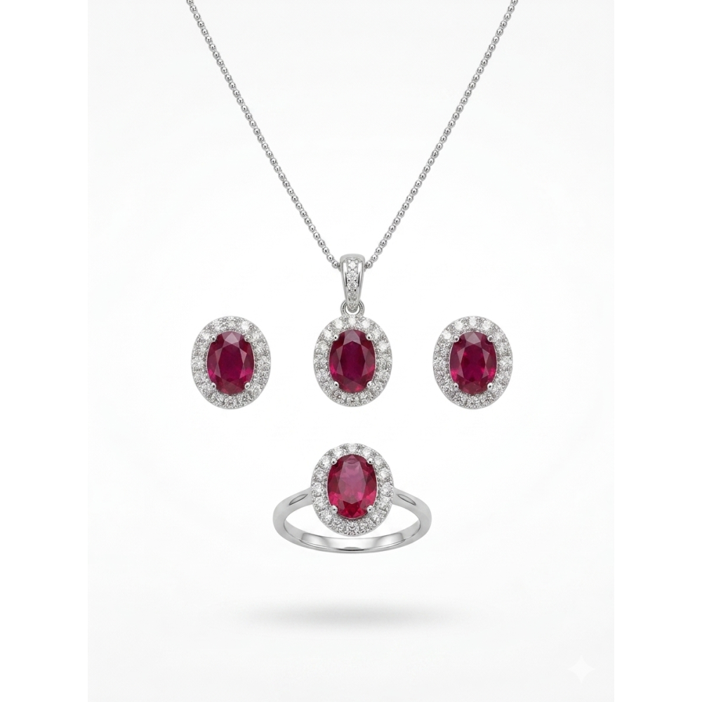 Parure Passione Reale In Argento 925% | DoniPreziosi