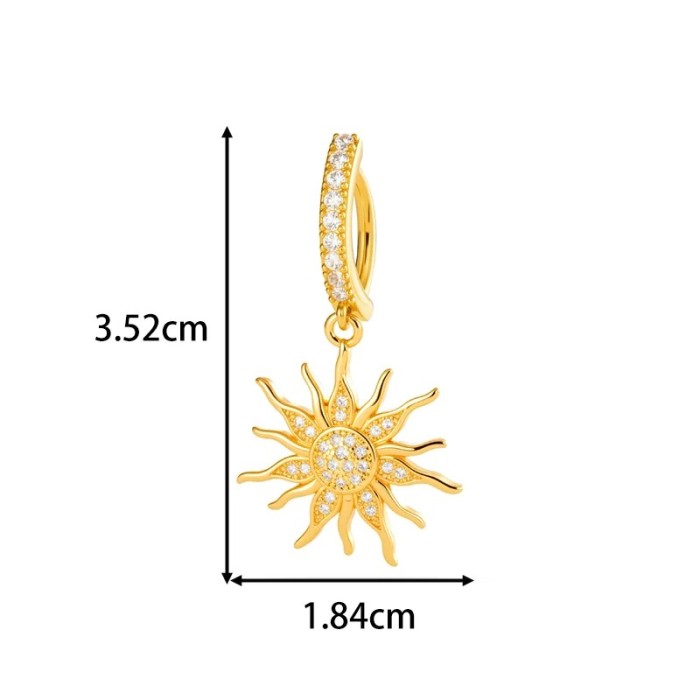 Piercing Ombelico Sole in Oro e Zirconi | Gioiello Estate 2026