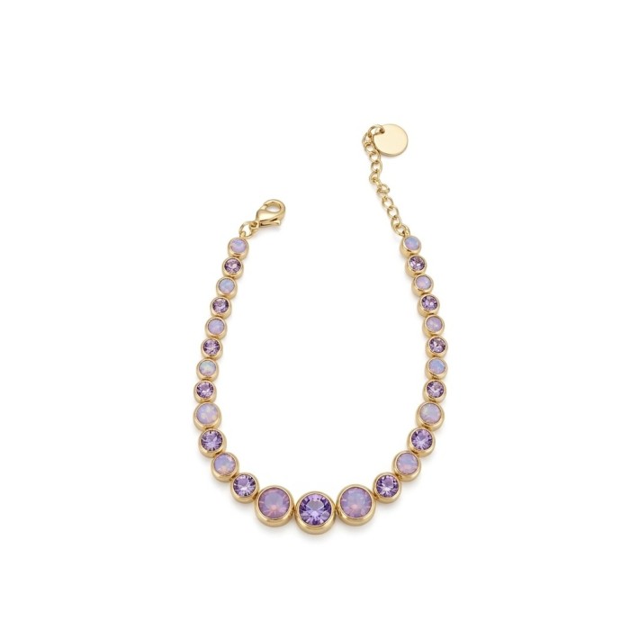 Bracciale Iris: Eleganza con Cristalli Colorati