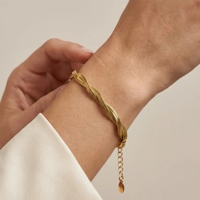 Bracciale Da Donna Intrecciato Doppio Snake | Perfetto Per I tuoi Outfit Estivi