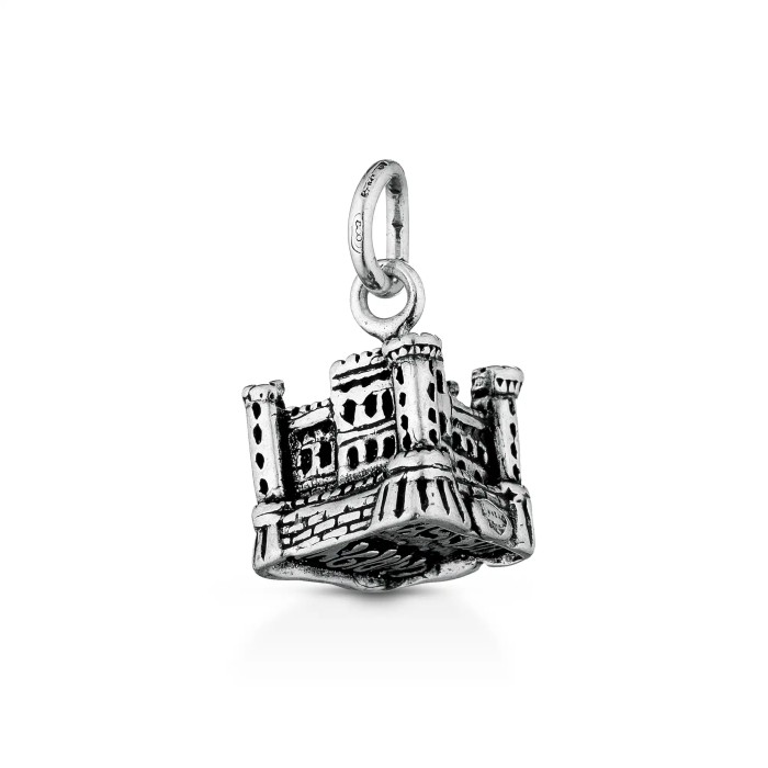 Charm Castel Nuovo Maschio Angioino in Argento 800 – Doni Preziosi