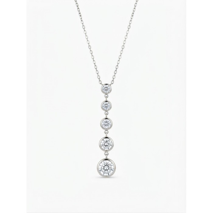 Collana Scala Brillante Pendente