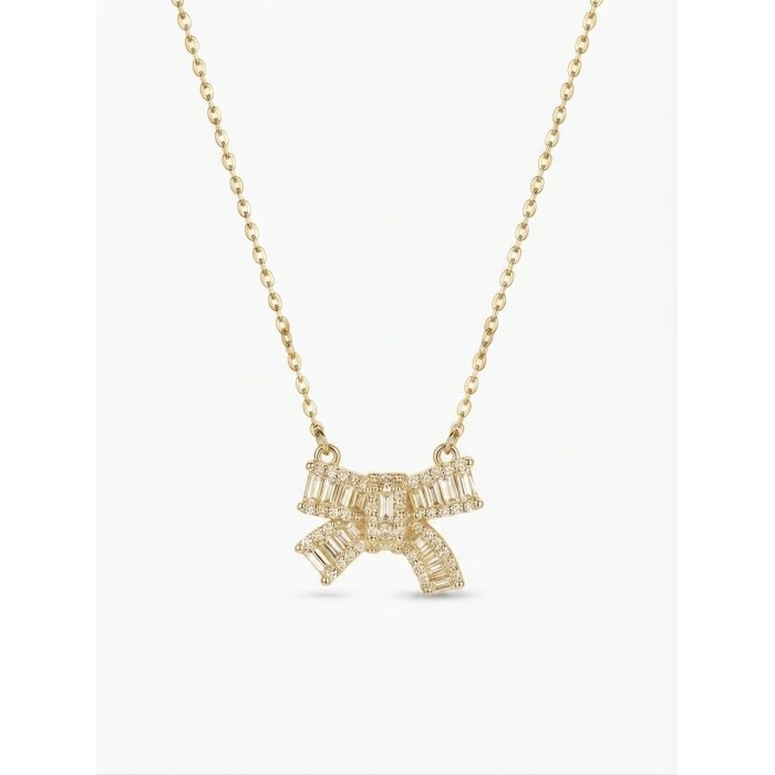 Collana Fiocco Baguette