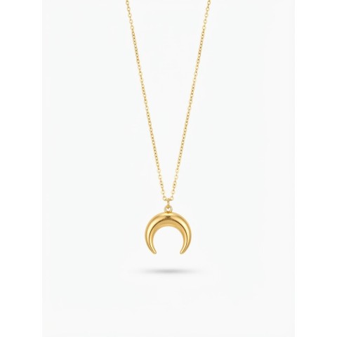 Collana Luna Capovolta Bombata