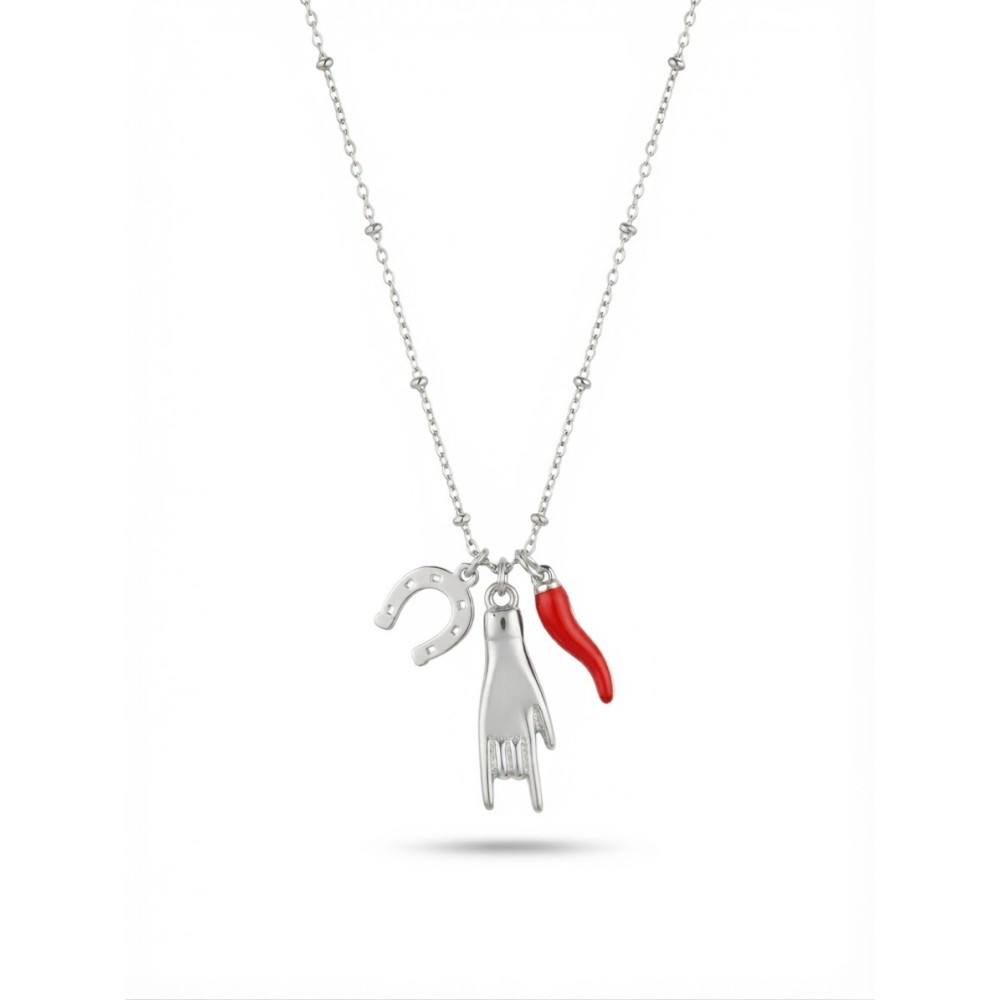 Collana Amuleto Trinità Fortunata