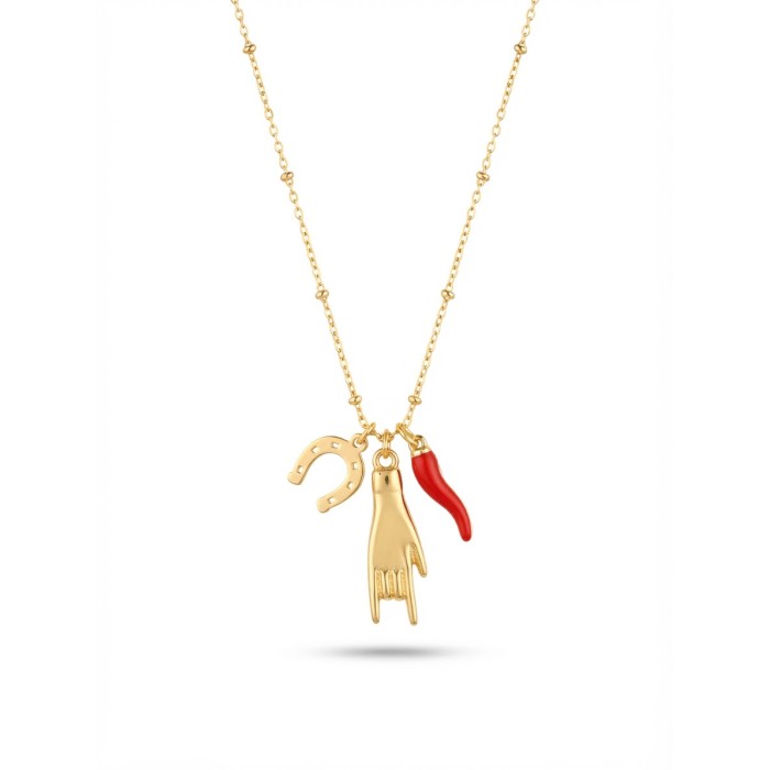 Collana Amuleto Trinità Fortunata