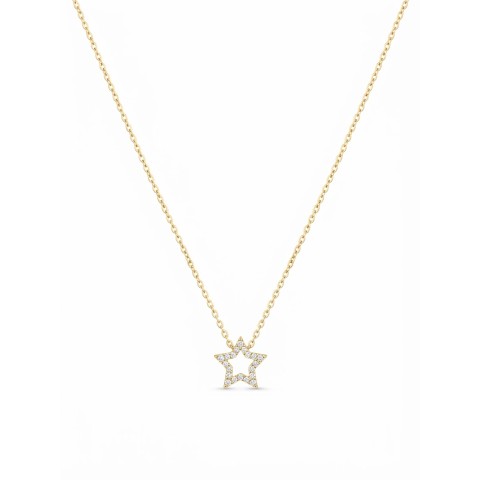 Collana Mini Stella Pavé