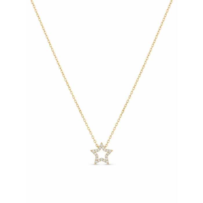 Collana Mini Stella Pavé