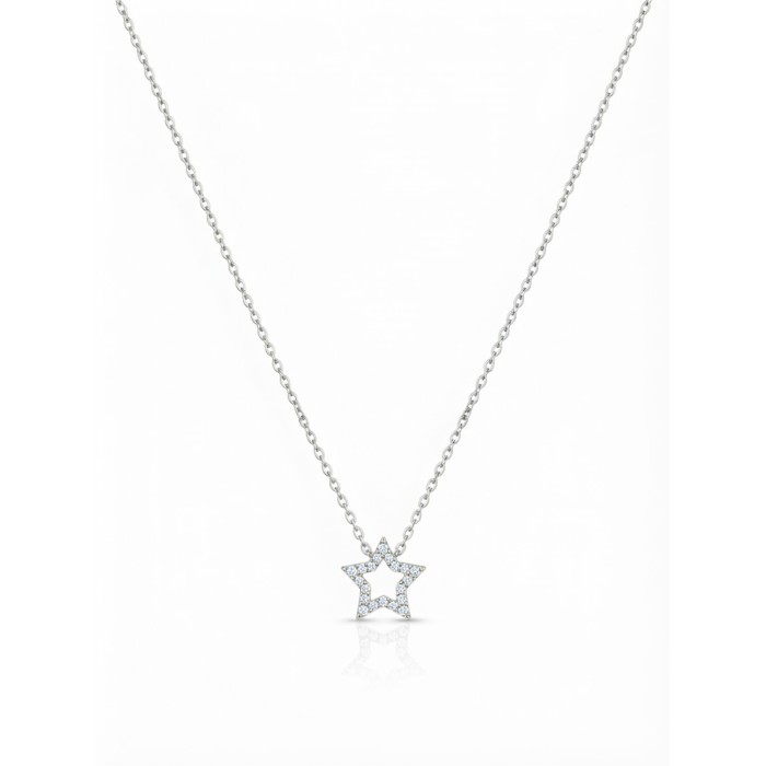 Collana Mini Stella Pavé
