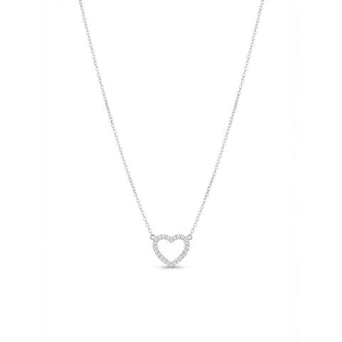 Collana Mini Cuore Pavé