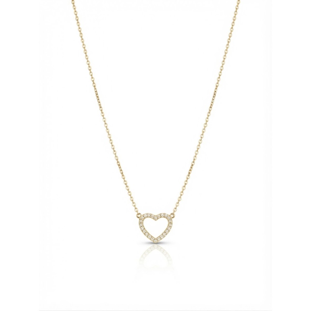 Collana Mini Cuore Pavé