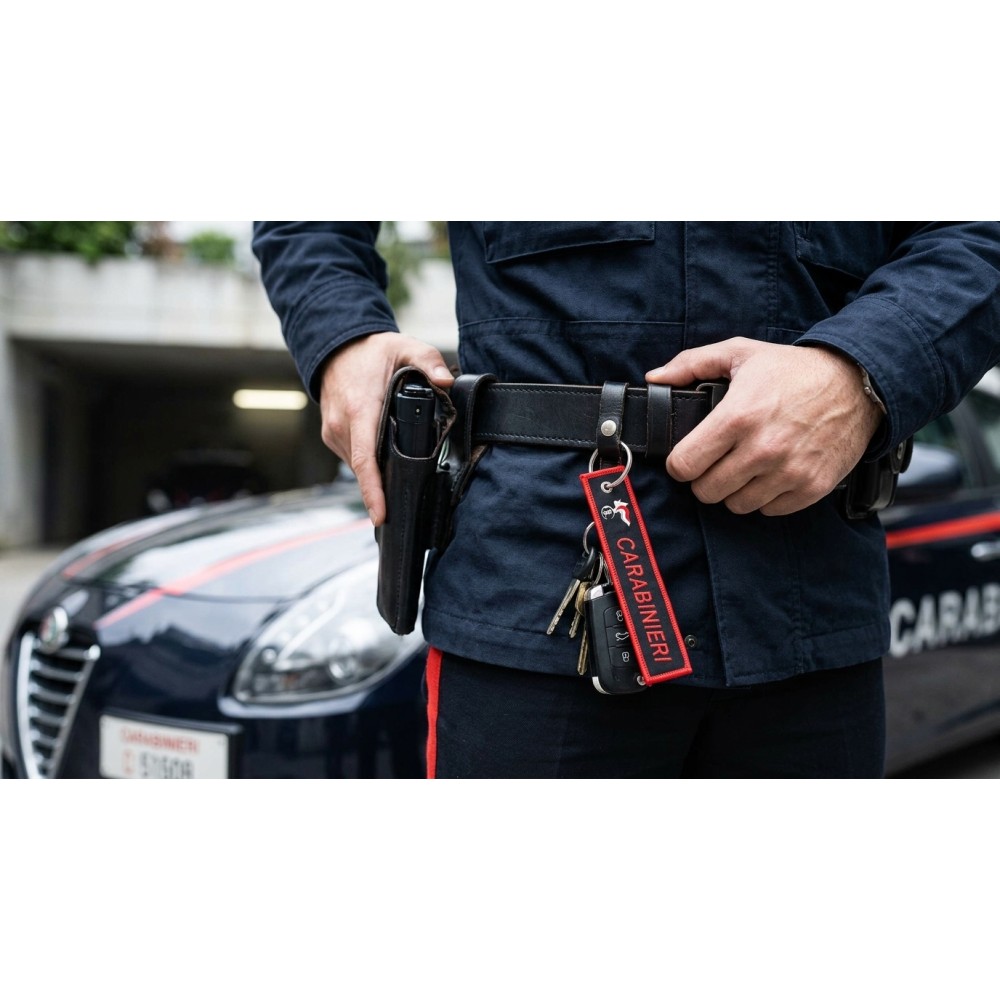PORTACHIAVI CARABINIERI IN STOFFA