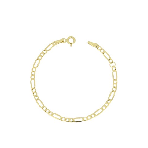 BRACCIALE UOMO IN ORO GIALLO 3+1