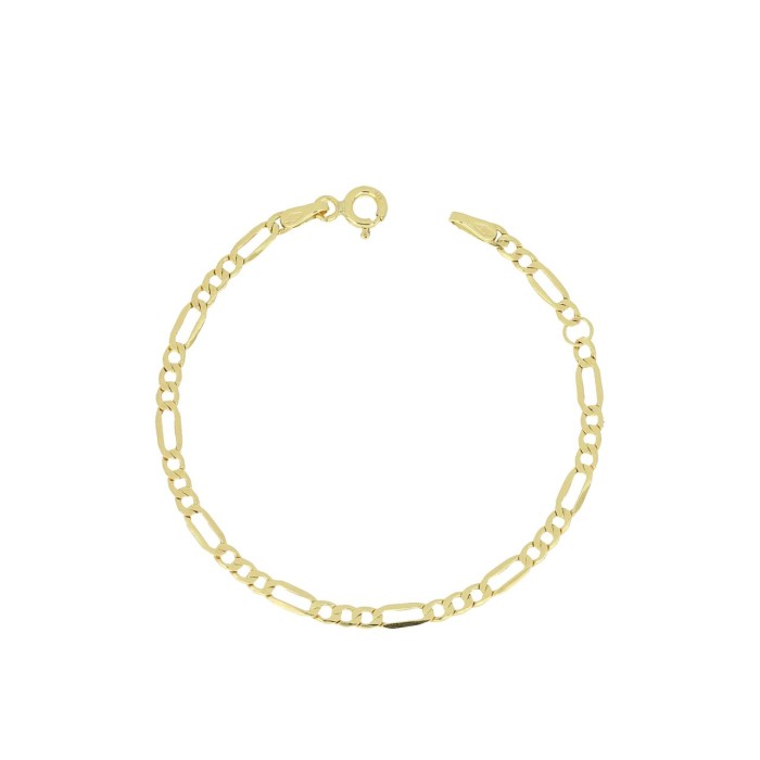 BRACCIALE UOMO IN ORO GIALLO 3+1