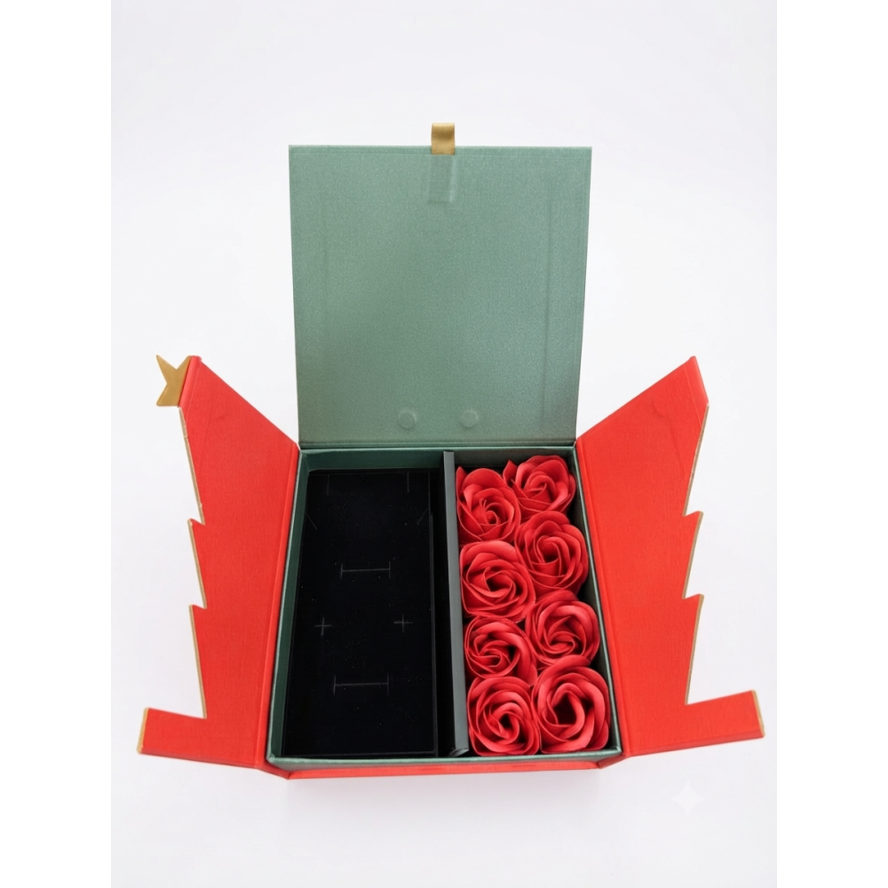 Scatola Regalo Natalizia Apribile - Edizione Limitata "We Wish You Merry Christmas