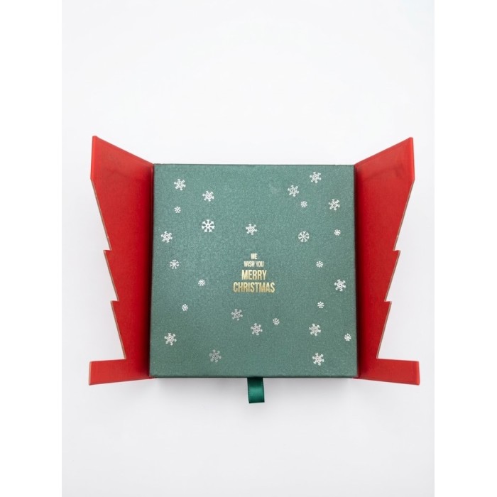 Scatola Regalo Natalizia Apribile - Edizione Limitata "We Wish You Merry Christmas