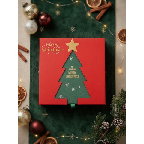 Scatola Regalo Natalizia Apribile - Edizione Limitata "We Wish You Merry Christmas