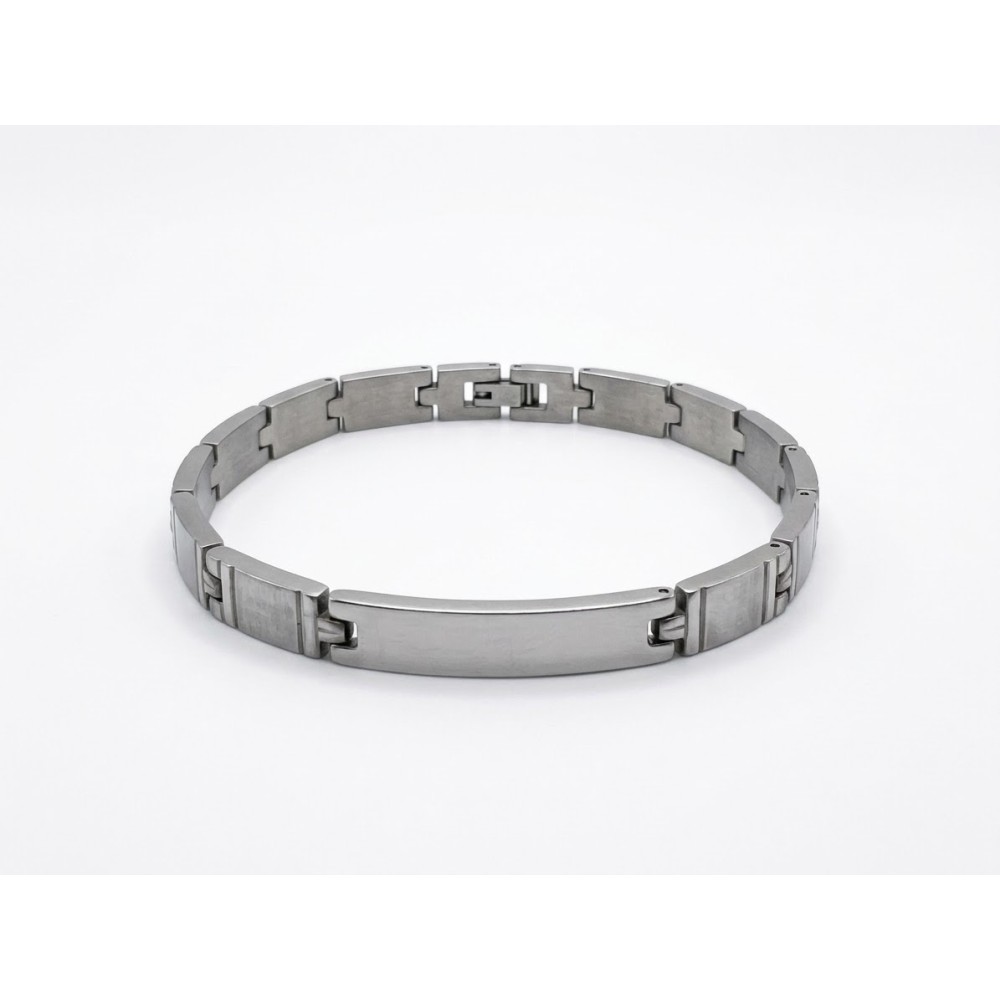Bracciale Uomo Personalizzabile in Acciaio | Doni Preziosi