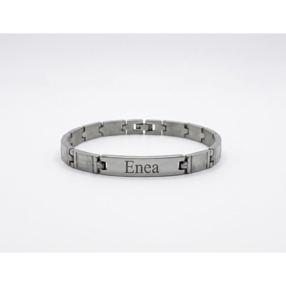 Bracciale Uomo Personalizzabile in Acciaio | Doni Preziosi