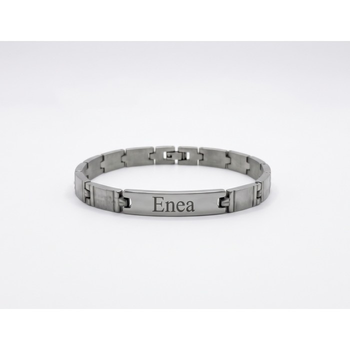 Bracciale Uomo Personalizzabile in Acciaio | Doni Preziosi