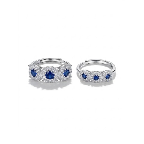 Set Anelli Mamma e Figlia in Argento 925% Regolabili